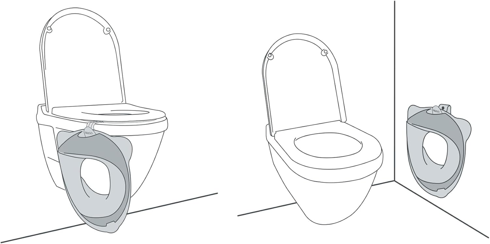 Beaba Toilet Trainer Seat, Light Mist