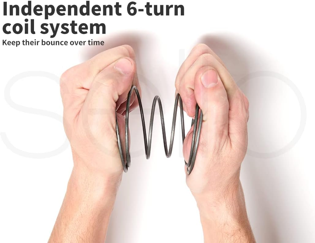 Dreamz Bedding Mattress Spring King Single Premium Bed Top Foam Medium Firm 30CM image number 5