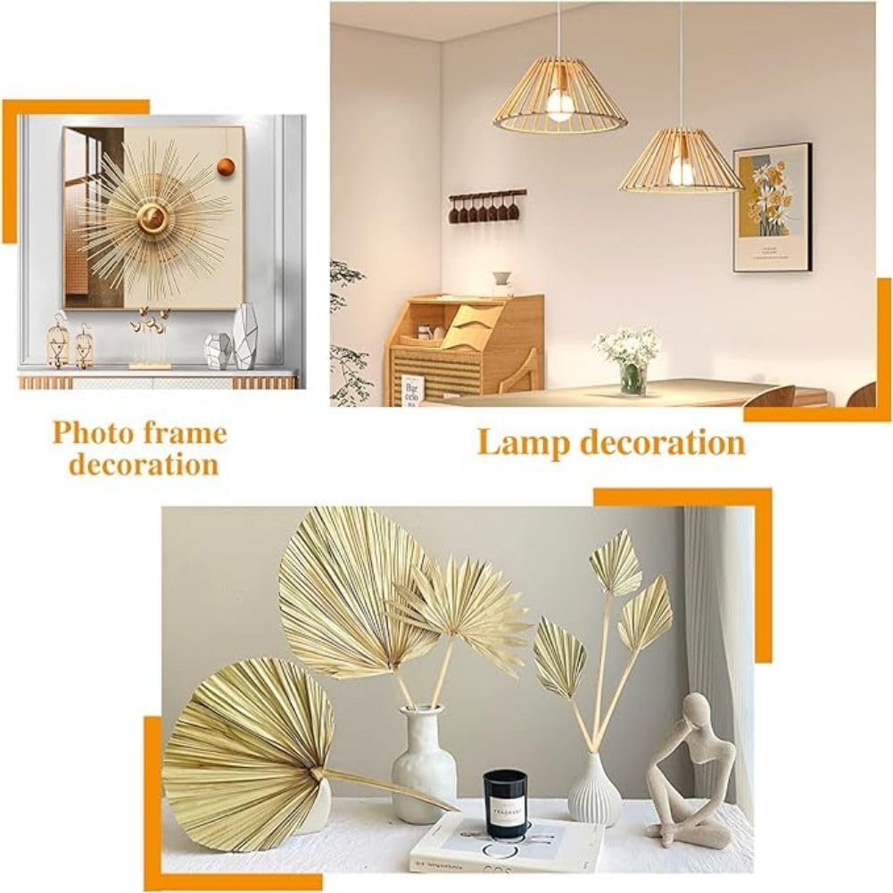 Bamboo Dowel Rods，Dowel Rods Wooden Dowels Craft Wood Sticks Unfinished Natural Bamboo Sticks for Flower Bouquet Crafts and Diyers（100 Pcs）