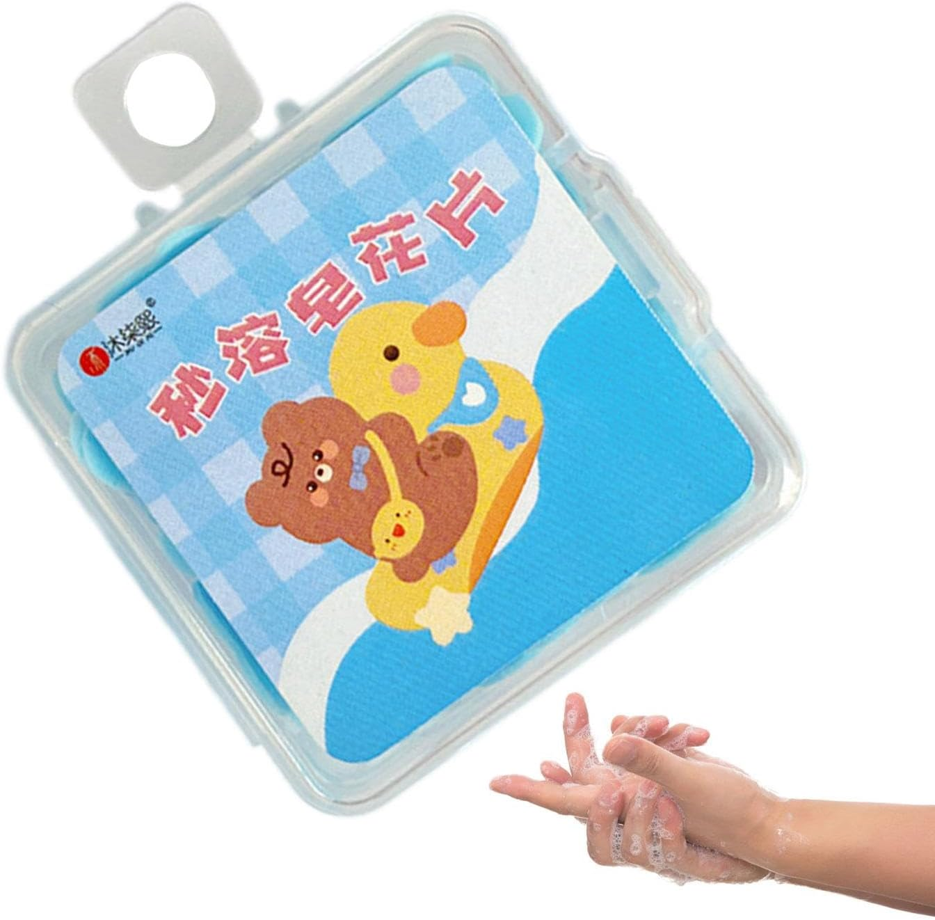 Hand Washing Sheets | Cute Scented Camping Cleaning Sheets | Outdoor Hand Washing Cleaner Slices Instant Dissolution for Boys Girls image number 5