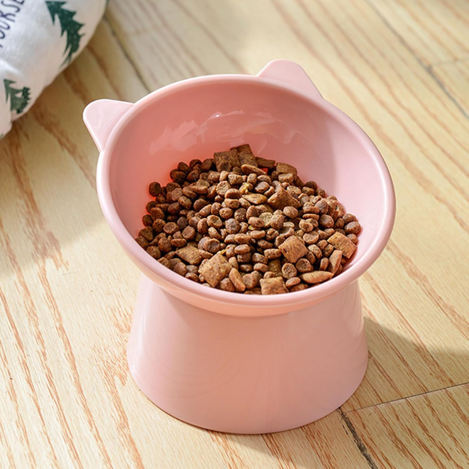 Cat Bowls Elevated Tilted, Raised Food or Water Bowls for Small Dogs Indoor Cats, Pets Feeder (02) image number 1