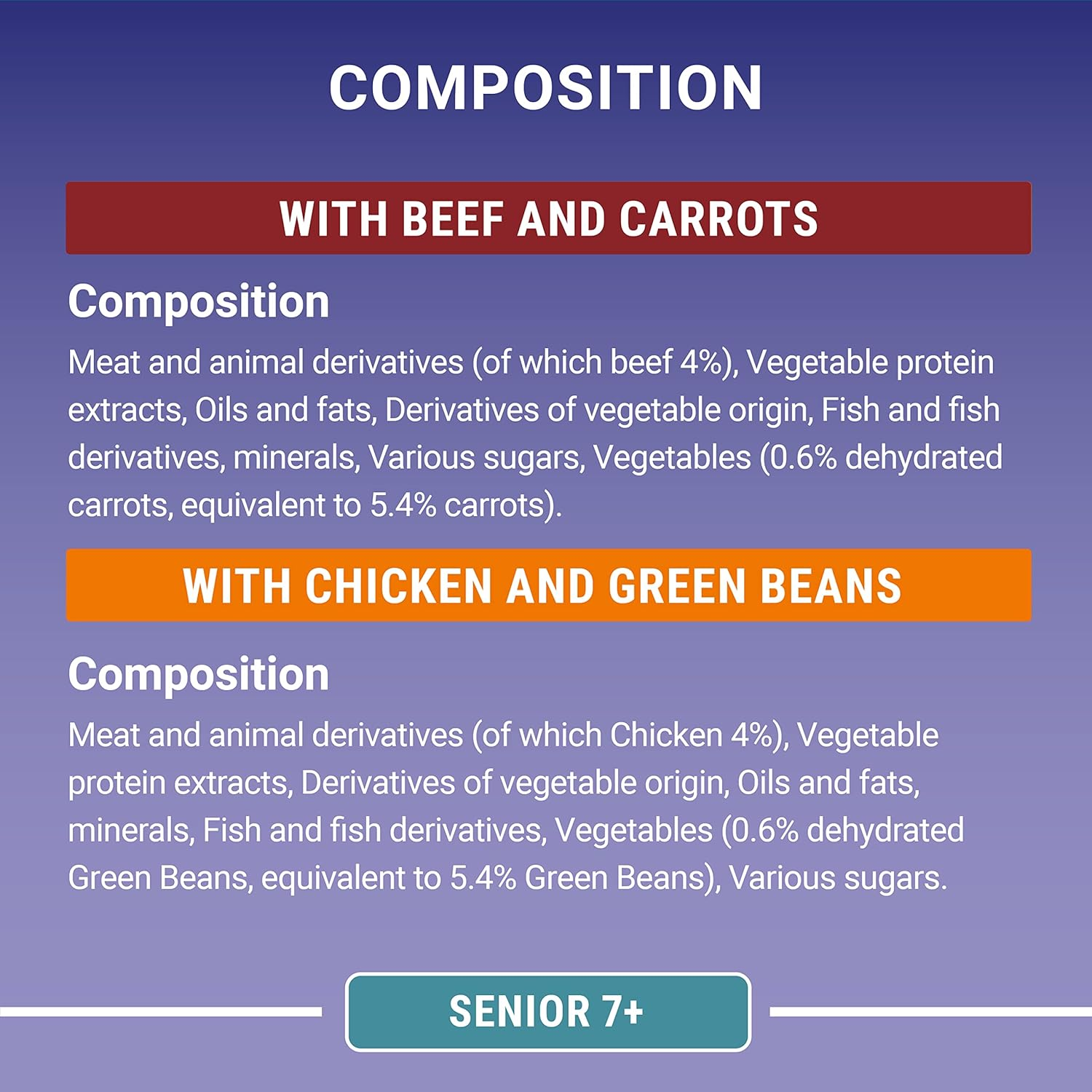 PURINA ONE Wet Cat Food Senior 7+ Mini Fillets Chicken and Beef 8X85G image number 2