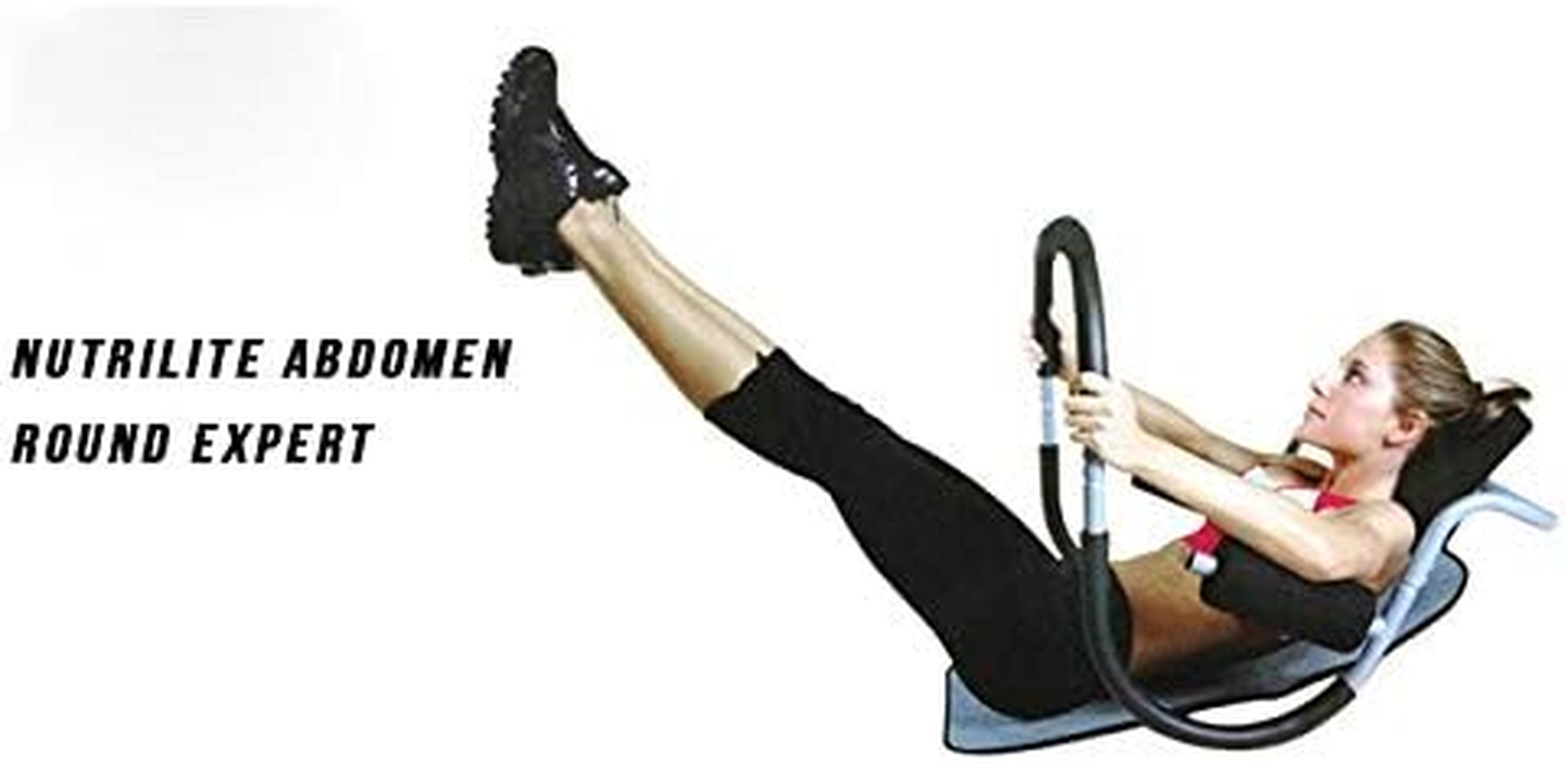 Home Gym Fitness AB Roller Abdominal Crunch Exercise Machine Situp Trainer image number 3