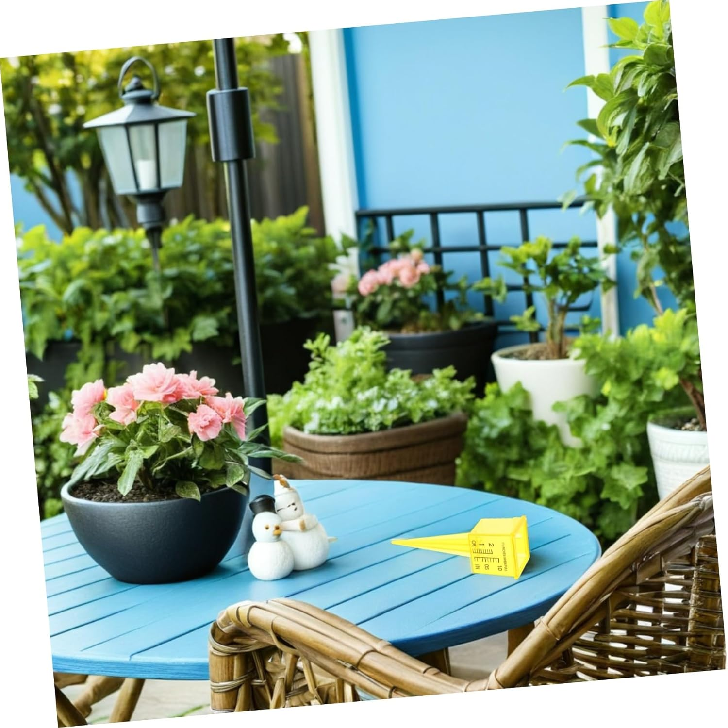 20Pcs Outdoor Rain Gauge for Garden Lawn with Wide Mouth Easy-Read Sprinkler Water Measuring Tool Dual Scale Quick Connect Design Portable and Reusable for Accurate Precipitation image number 2