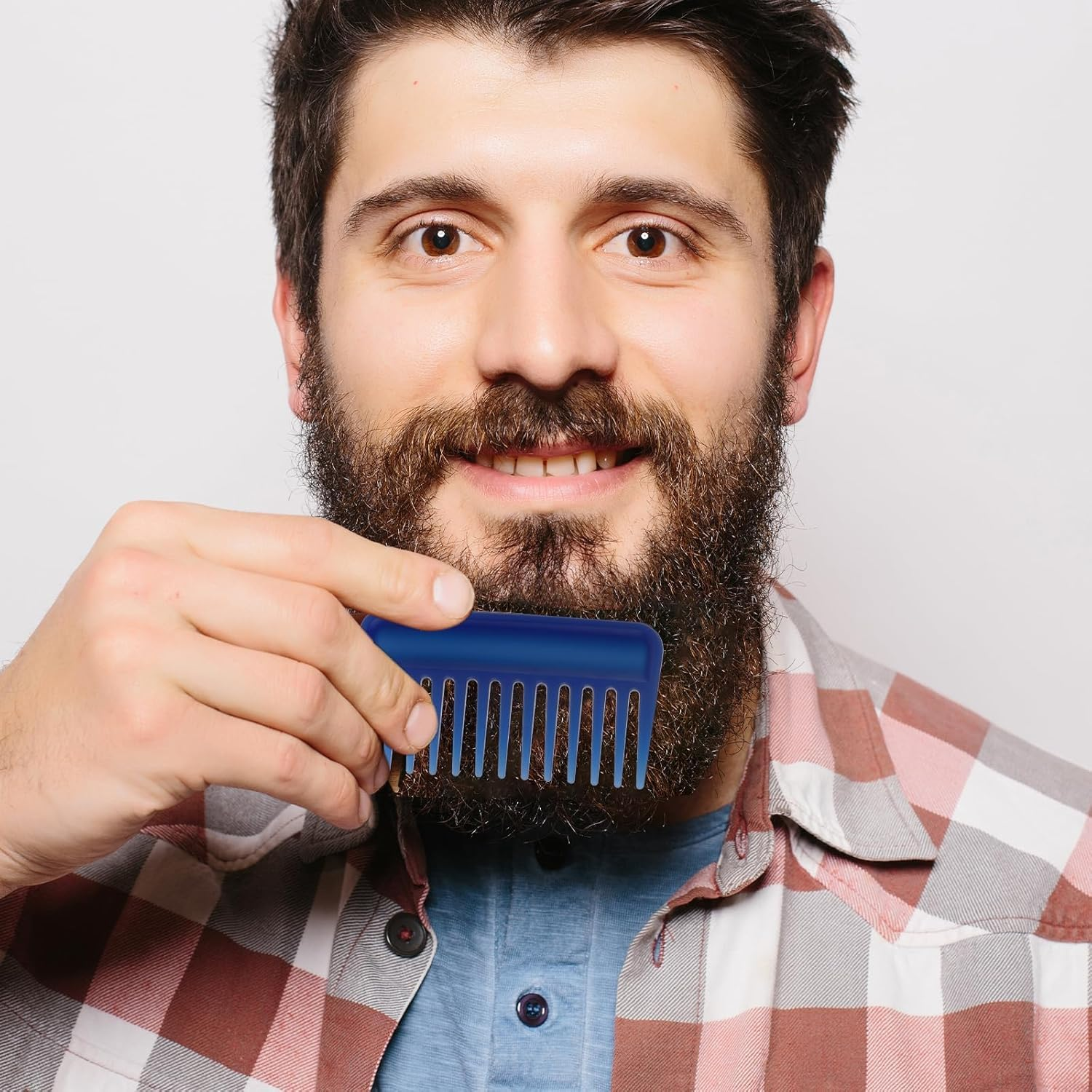 CALLYSONIC Pack of 6 Curl Combs for Women, Wide Tooth Comb, Comb for Curls, Mini Hair Comb, Antistatic Hair Coarse Comb, Hair Comb Women'S Hairdresser Styling Comb Men and Women (6 Colours) image number 4