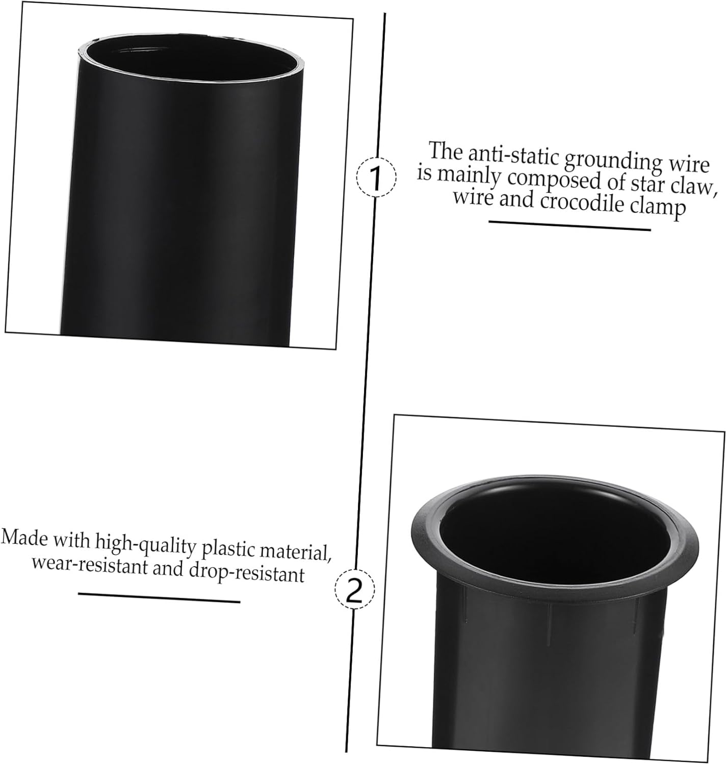 Zerodeko 5 Pcs Plastic Bass Reflex Speaker Port Tubes Replacement Subwoofer Air Outlet 60X110Mm Speaker Accessory for Home Audio Systems image number 6