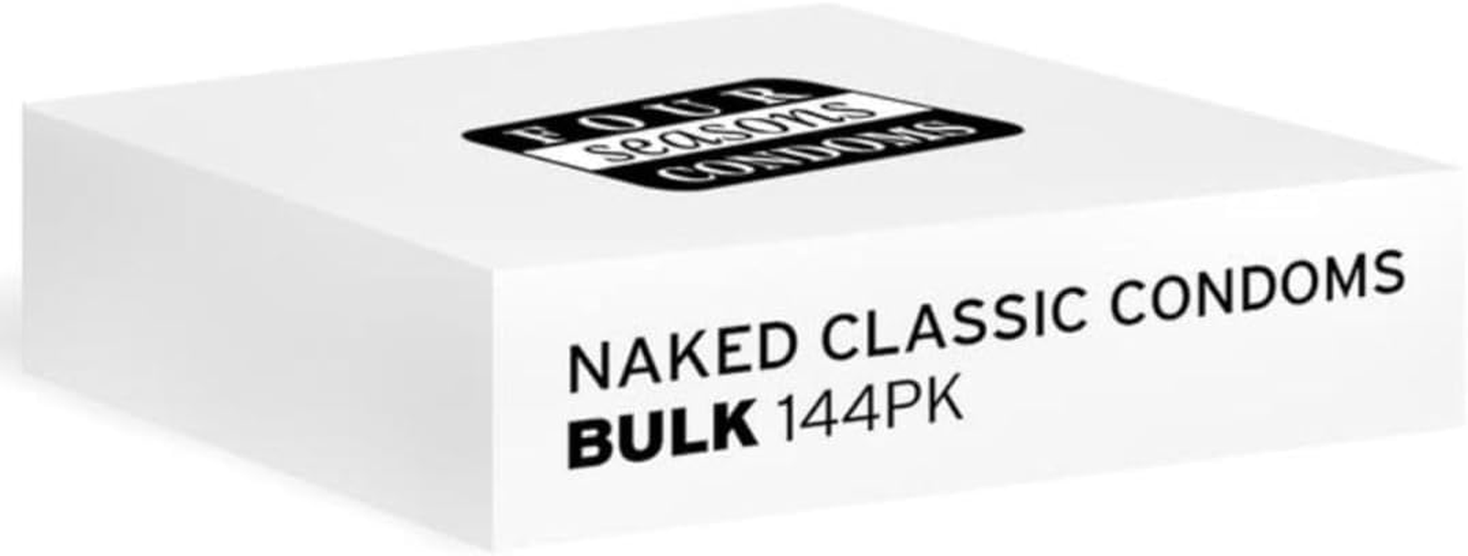 Four Seasons Naked Classic Condoms Bulk Pack of 144 image number 3