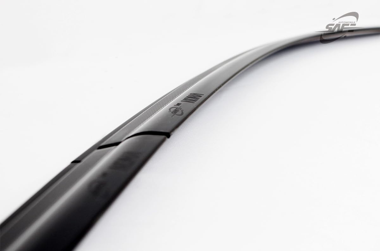 Generic Safe Compatible for Smoke Window Visor Sun Rain Vent Guard 4 Pcs Set Out Channel Visor Compatible with Hyundai Kona 2024~