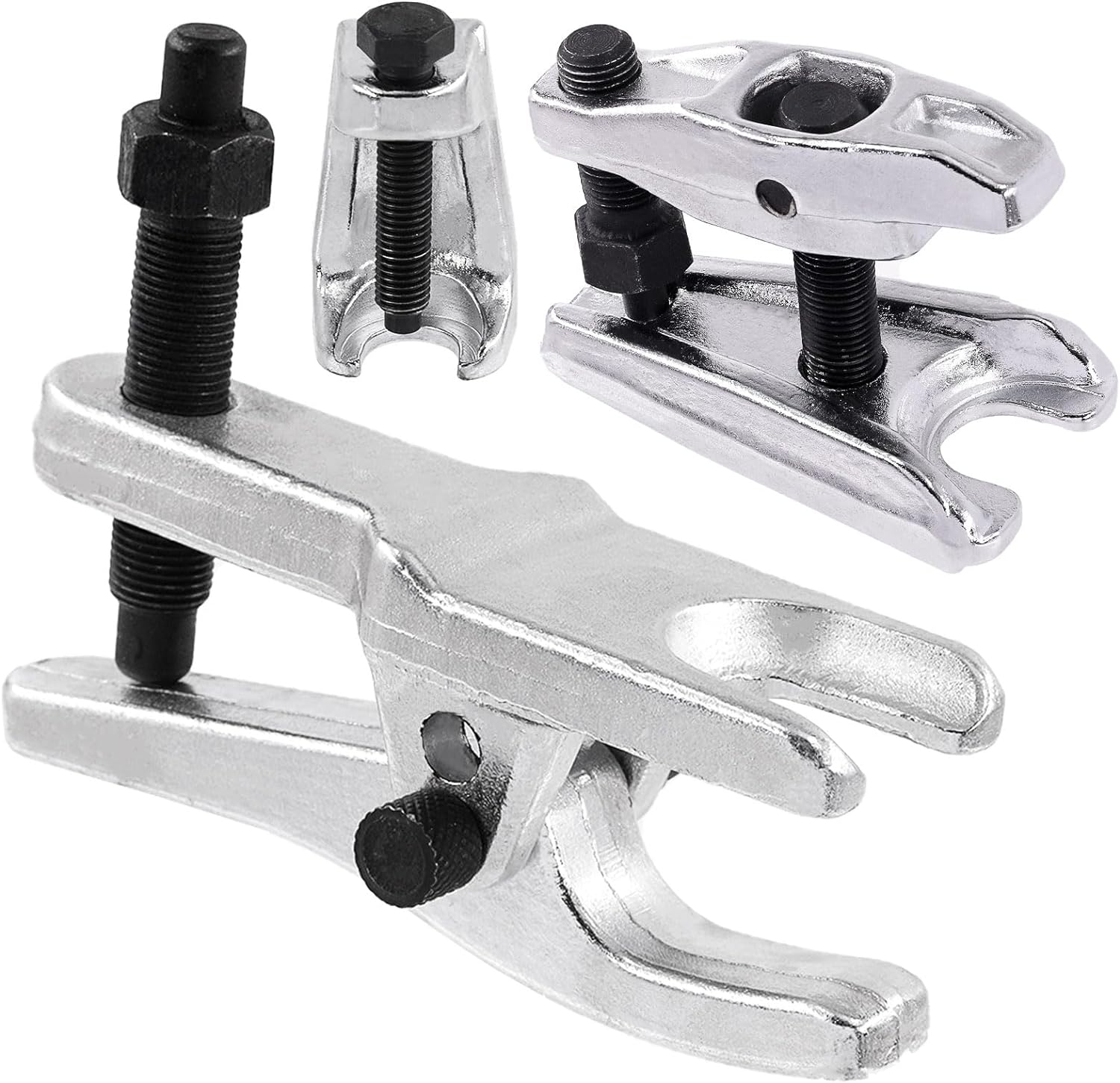 3Pcs Universal Ball Joint Separator Tools Set Including 2Pcs Heavy Duty Ball Joint Separators and 1Pc Tie Rod End Remover for Separating Arms, Tie Rods and Ball Joints on Cars, Trucks, Atvs image number 5