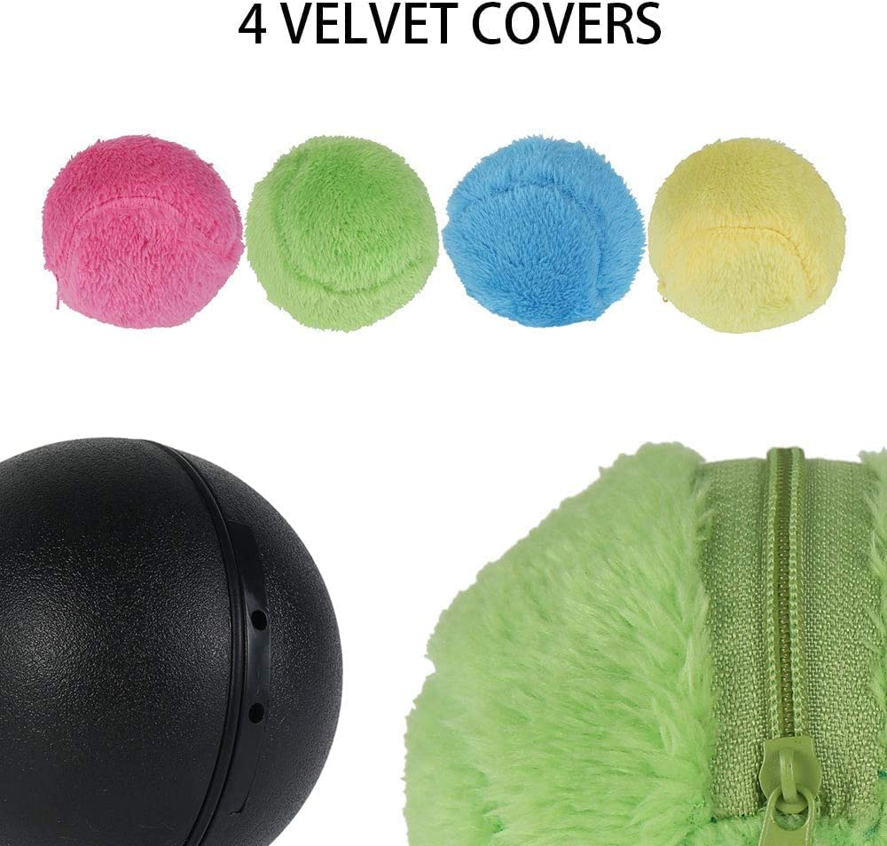 Magic Roller Ball, Automatic Rolling Ball Toy with 4 Ball Covers Interactive Pet Electric Toy Educational Moving Toy Pet Toys for Dog Training,Pet Play, Puppy Cats Dogstoys image number 1