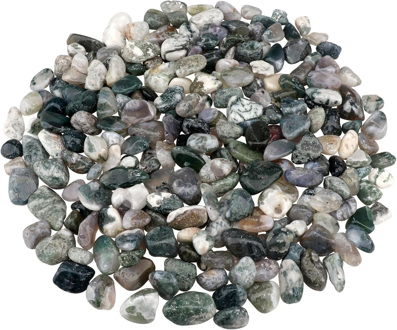 435G Aquarium Gravel Crushed Quartz Pebbles Natural Stones Tumbled Polished Bulk Succulent Rocks for Fish Tank Decorative Vase Filler
