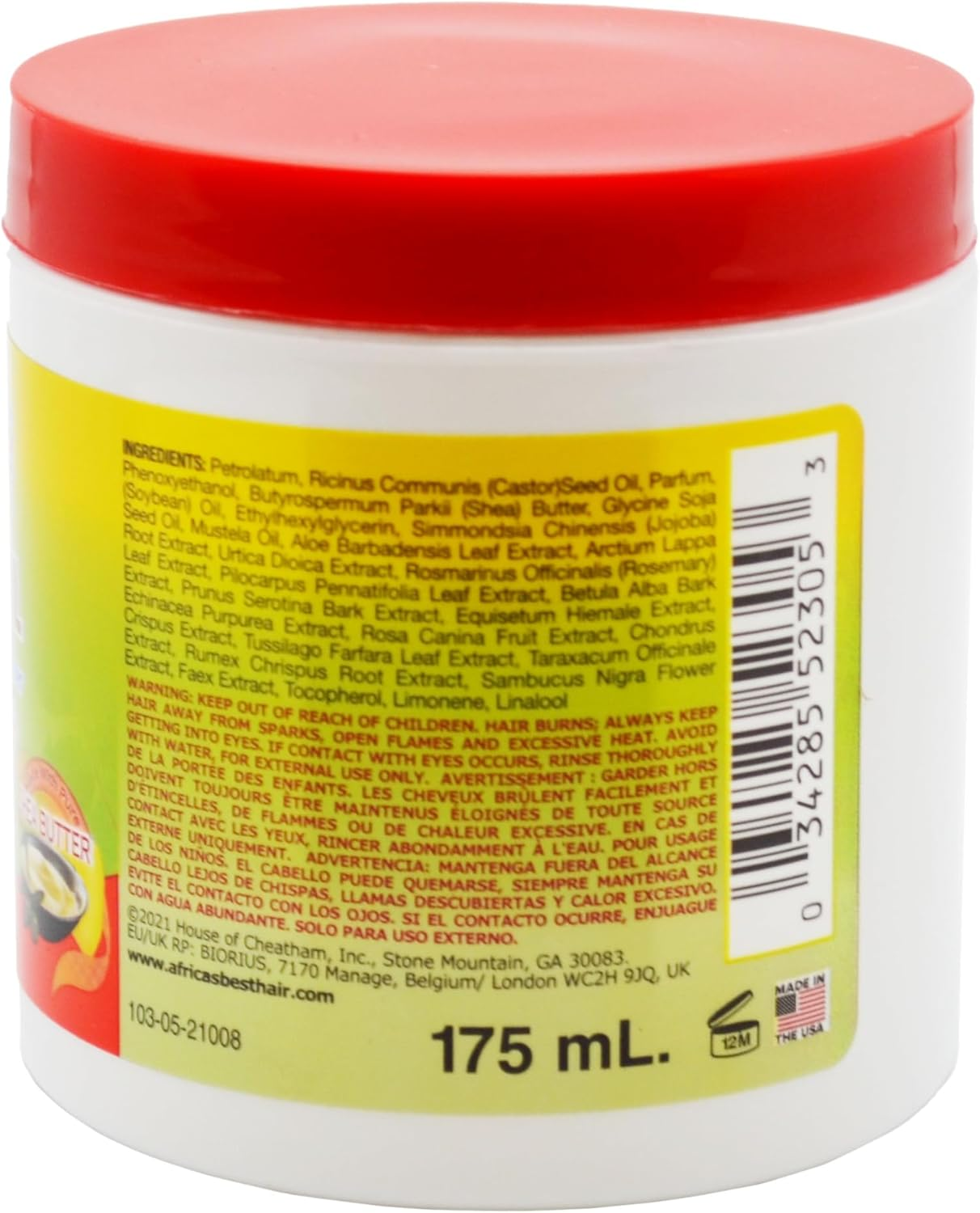 Africas Best Castor Oil 5.25 Ounce (155Ml)