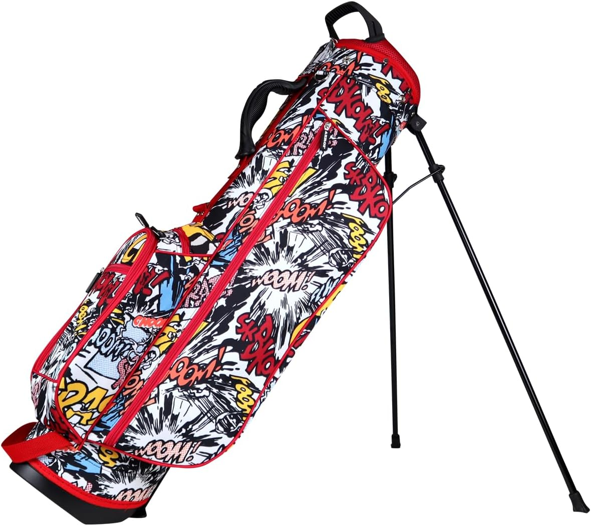 アズロフ(AZROF) スリムスタンドキャディバッグ AZ-SLCB01 - Navy Horizontal Stripe 271 image number 3