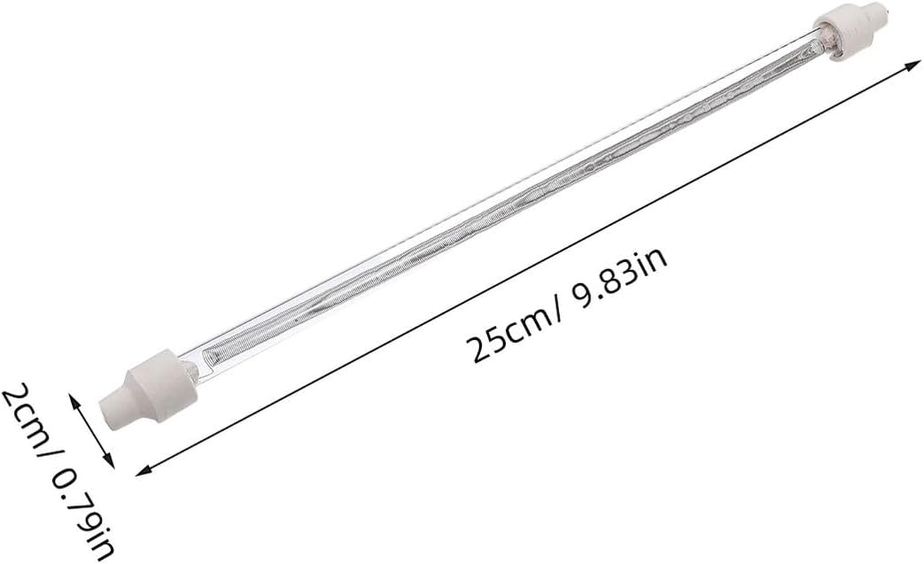 4Pcs Heat Lamp Tubes with Wire Quick Heating Oven and Chicken Coop Heater Replacement Parts Multipurpose Poultry Warming Accessories for Outdoor and Indoor Use image number 1