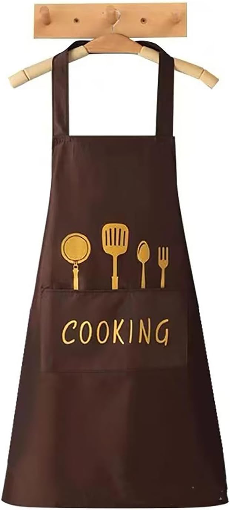 Hand Erasable Aprons on Both Sides, Oil and Water Resistant Apron, Cleaning Supplies Apron with Pocket for Women Men Children Home Kitchen