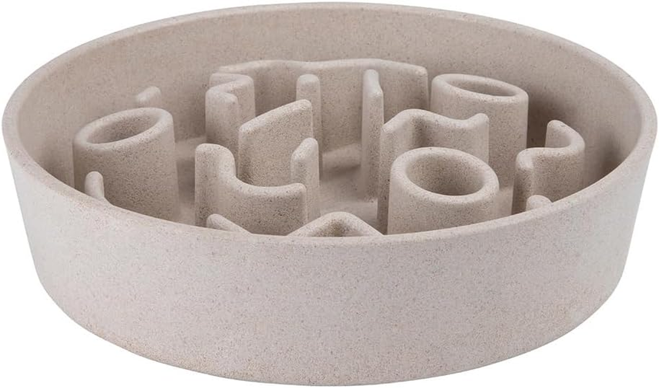 District 70 Bamboo Dog Slow Feeder, 21 Cm, Merengue