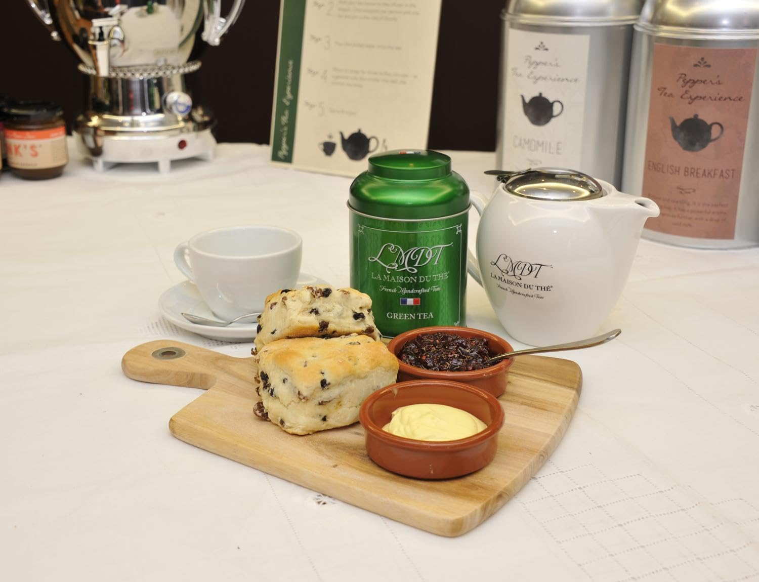 LMDT French Handcrafted Green Tea. Enveloped Teabags, 100 Count