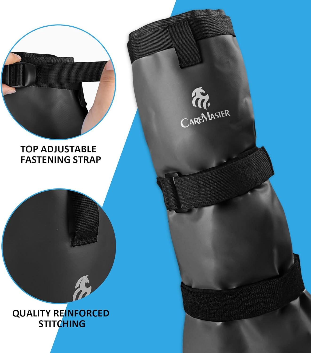 Caremaster Easy Use Hoof Soaking Boot for Horse Soaker Bag Equine Soaking Boot Hooves Care Treatment Bucket Soaker Sack image number 2