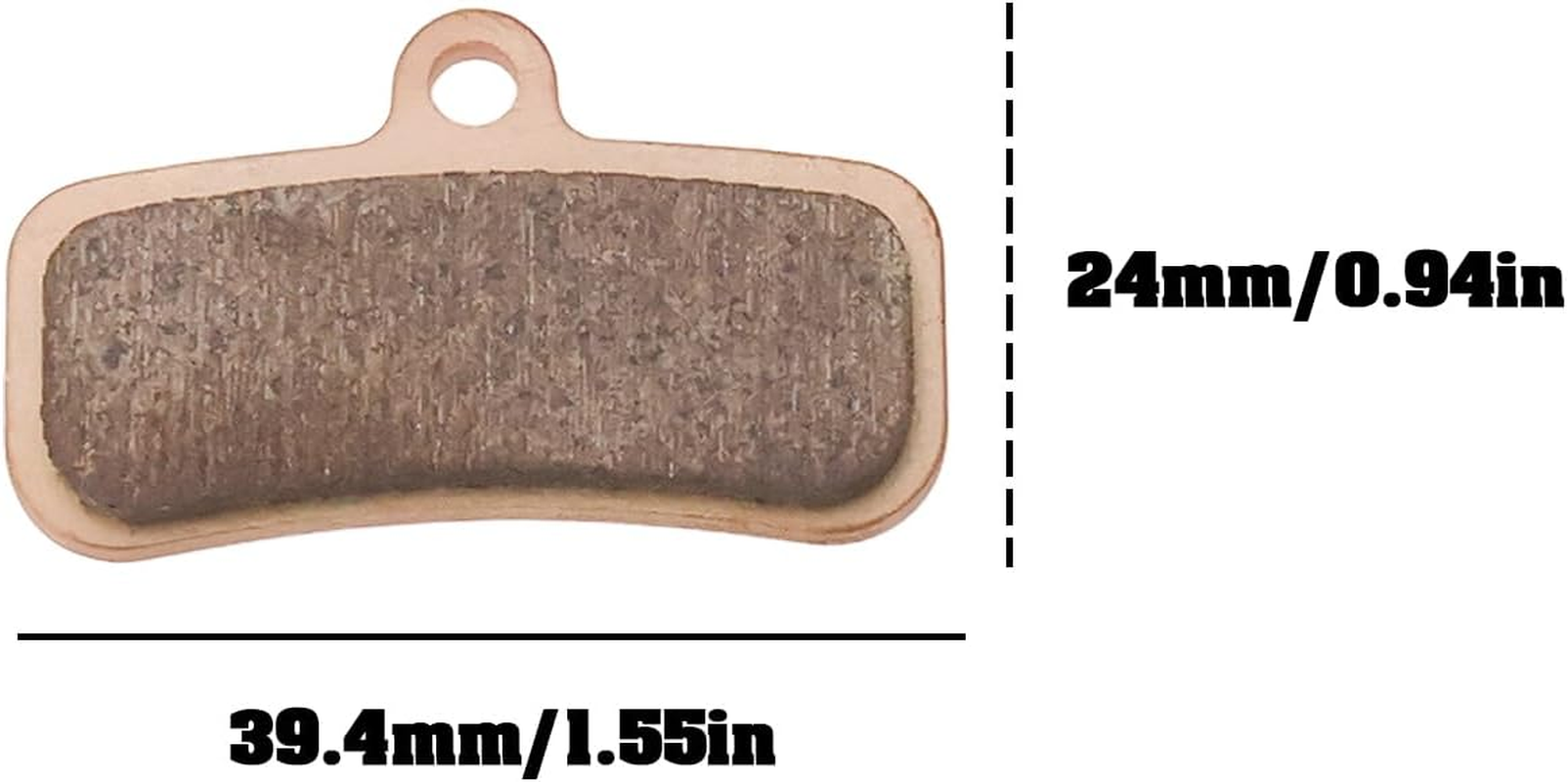 VGOL 2 Pairs Sintered Brake Pads Compatible with Sur Ron LBX Compatible with Talaria MX3 4 image number 6