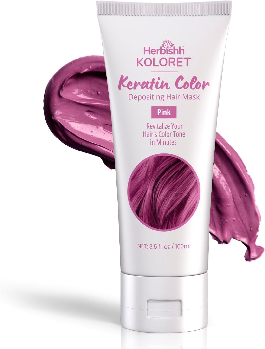 HCOL Keratin Hair Mask Pink + Ear Covers (100 Pack) + Flyaway Hair Stick | Hair Treatment Set image number 6