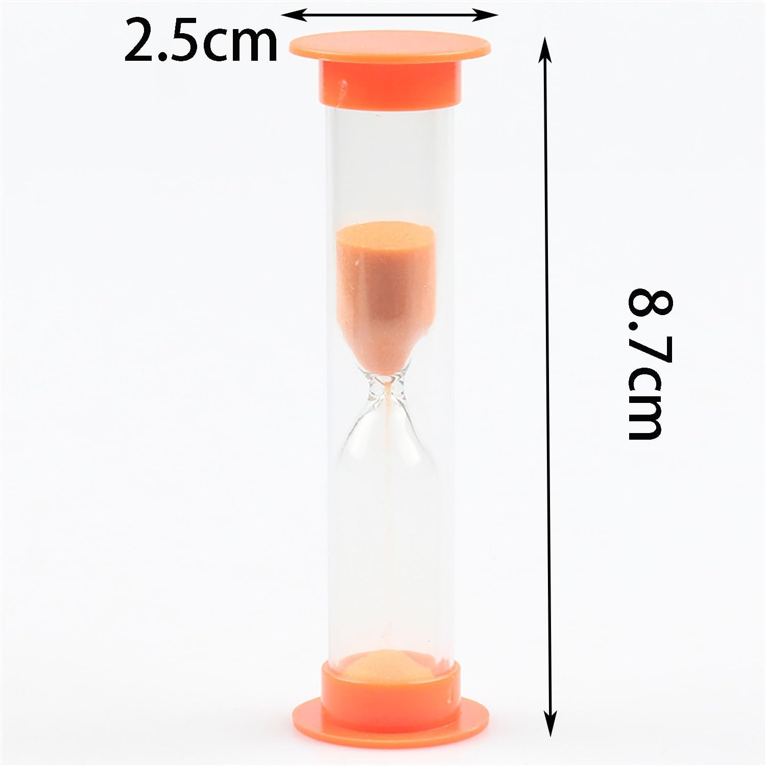 Hourglass Sand Timer 4Pcs, 2Mins Plastic Hourglass Timer, Colorful Hourglass Timer image number 1
