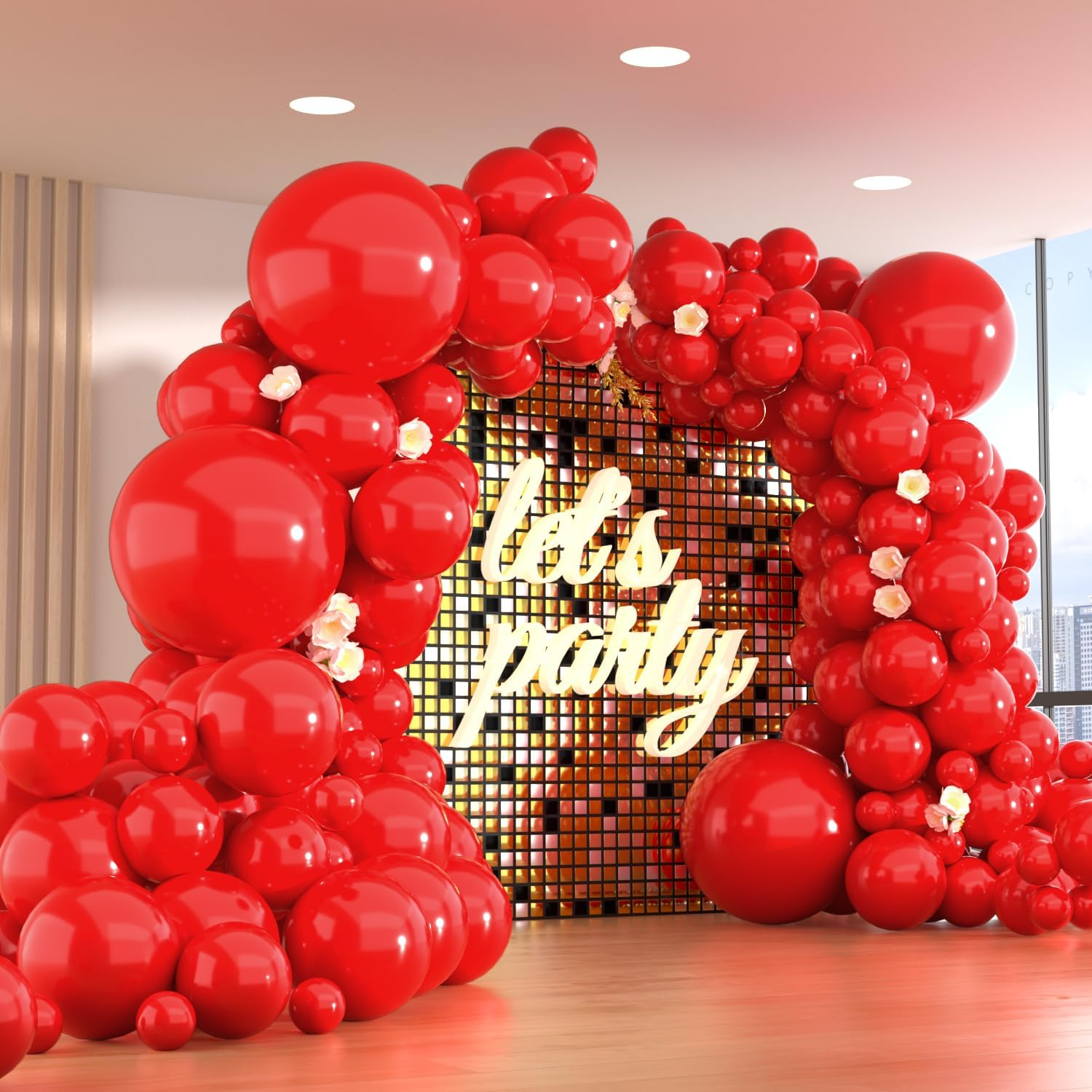 150Pcs Rainbow Balloons Different Sizes 18 12 10 5 Inch for Balloon Garland Arch,Rainbow Latex Balloons for Birthday Graduation Baby Shower Party Decoration(2 Ribbons) image number 6