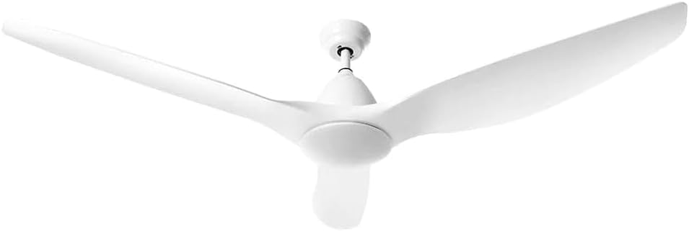 Devanti 64" Ceiling Fan with Light and Remote, 3 ABS Blades, 8 Hour Timer, DC Motor, 3 Kinds of LED Lighting, Modern Ceiling Fan for Home Indoor Outdoor &ndash; White image number 3