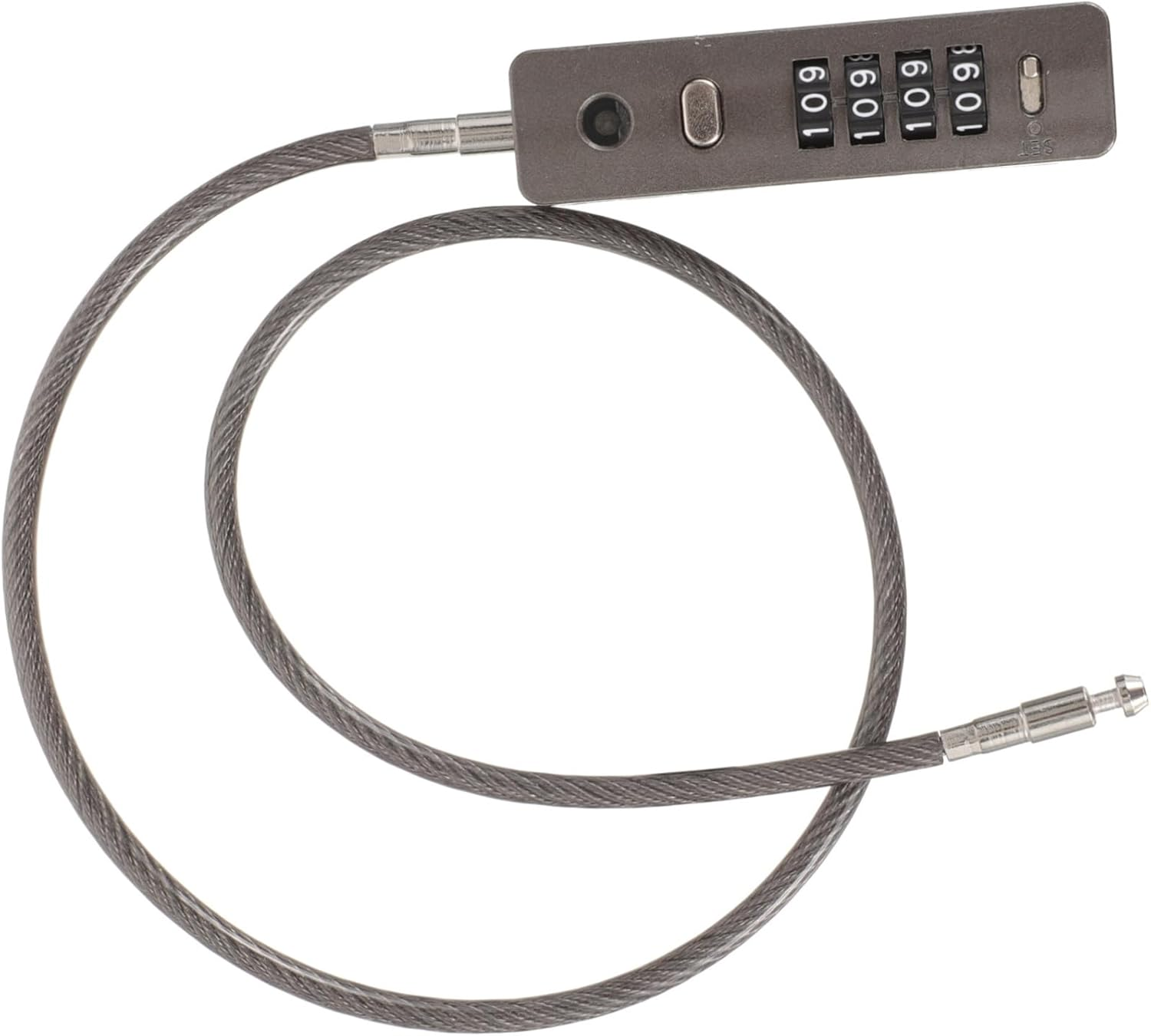 SEWACC Combination Cable Lock 4-Digit Password Bicycle Cable Lock for Bike Helmets Backpacks Travel Luggage and Fridge Use image number 6