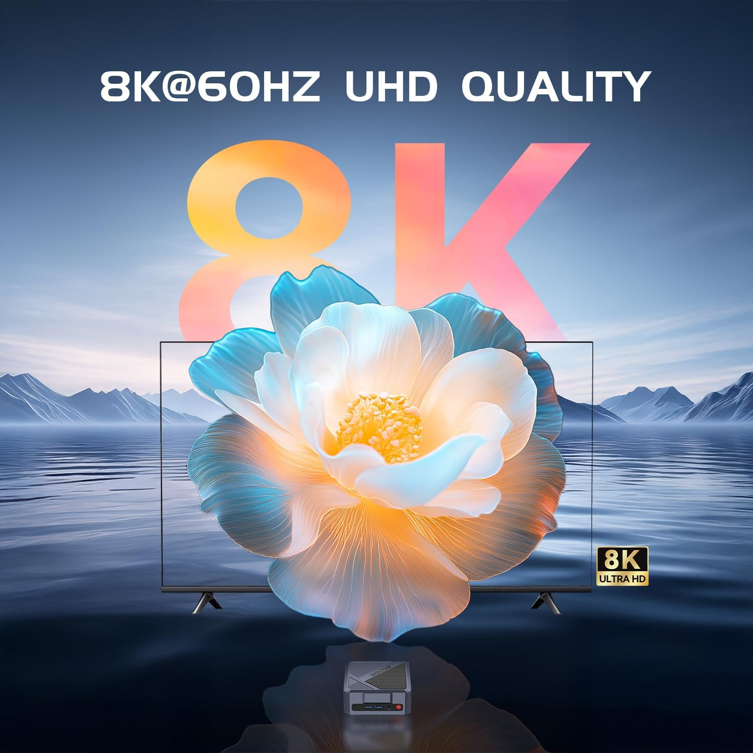 ORIGIMAGIC A1 Mini PC Ryzen 7 7840HS Mini Computer 32GB DDR5 1TB SSD Mini Pc 8 Cores/16 Threads up to 5.1Ghz Gaming Mini Pc Wifi6E|Bt5.2|Hdmi2.0|2.5Gbps LAN Triple Display Output Computer image number 5