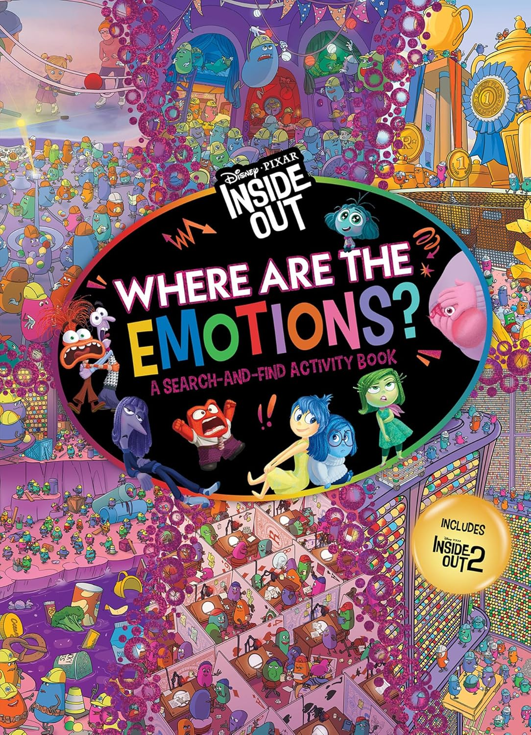 Where Are the Emotions?: a Search-And-Find Activity Book (Disney Pixar: inside Out)