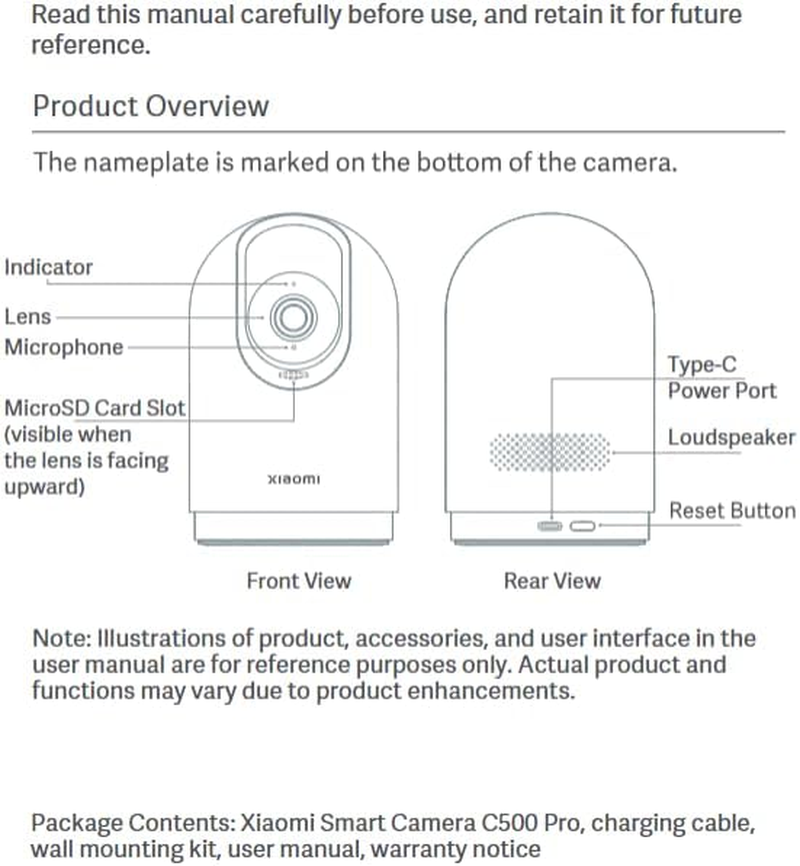 Xiaomi Smart Camera C500 Pro, Indoor Security Camera, Super Clear 3K Quality, 5 Megapixel 5MP, AI Feature, Full Colour Night Vision, Pet Detection, Human Detection, Voice Control, Fully Encrypted image number 5