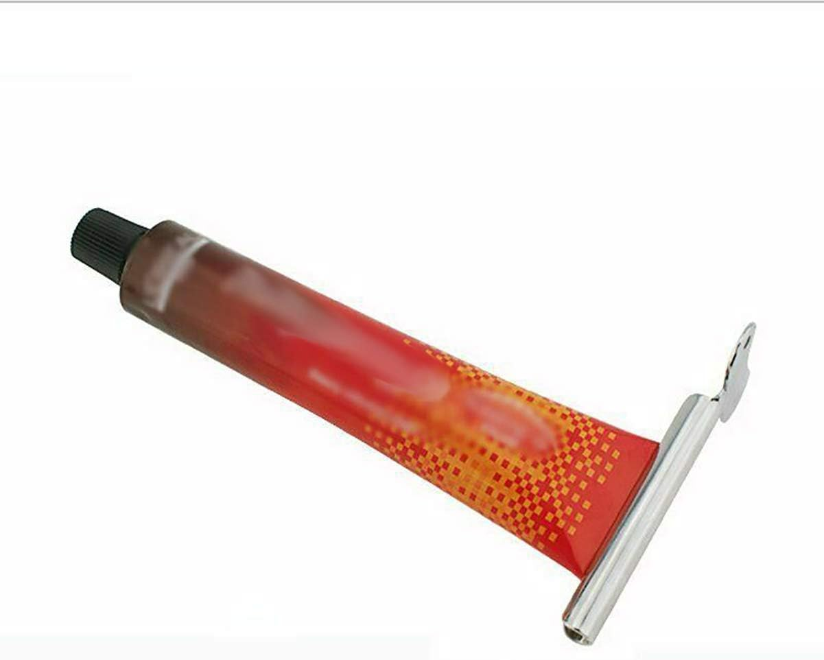 Toothpaste Squeezer, 3 Packs Stainless Metal Toothpaste Tube Squeezers Roll-Up Key Tooth Paster Squeezer for Bathroom Hair Dye Cosmetic Plastic Tubes Squeezer image number 2