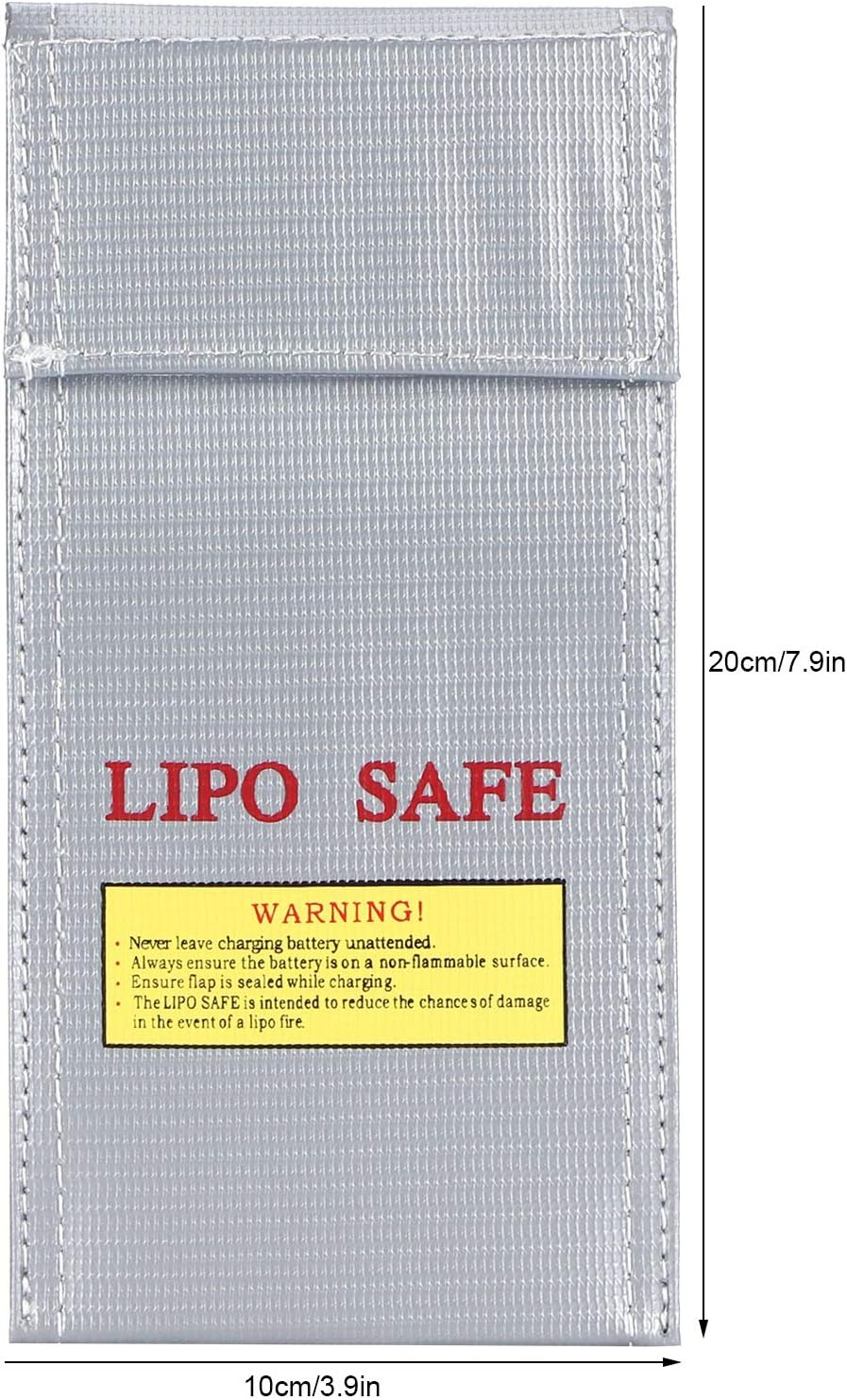 Eosnow Battery Safety Bag Lithium,Fireproof Explosion Proof Battery Bag Lithiumion,Prevent Oxygen Lithium Explosion,For Storage and Transportation image number 1