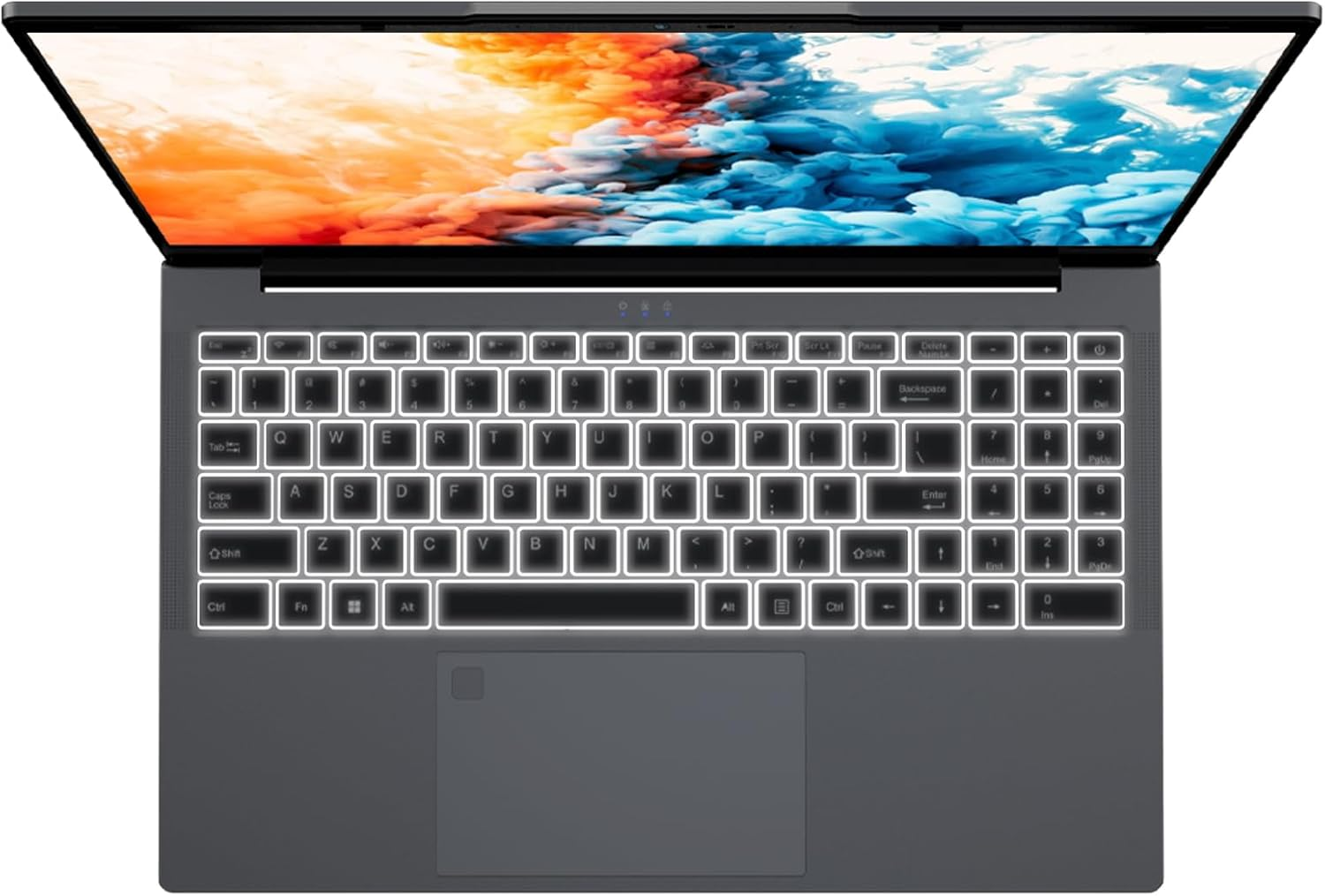 Kayoote 15.6 Inch Win 11 Pro Laptop Computer for Students & Business, Ryzen 7 5825U & 16+1TB Laptops with Fingerprint Recognition, FHD Display, Wi-Fi 5, BT4.2, Laptop Computers for Work, School image number 1