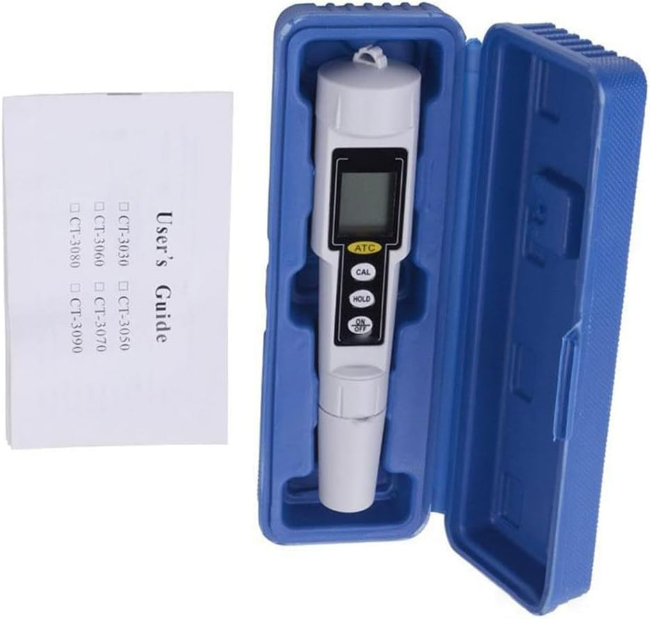 PPM Temperature Waterproof Salinity Tester Meter Pen-Type Digital for Salt Water Pool Aquariums with Temperature image number 2