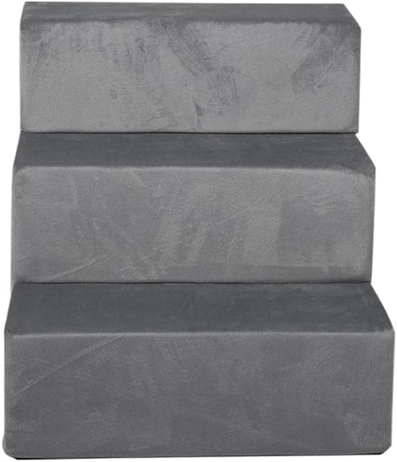 Pawz Pet Stairs 3 Steps Portable Adjustable Climbing Ladder Soft Washable M image number 3