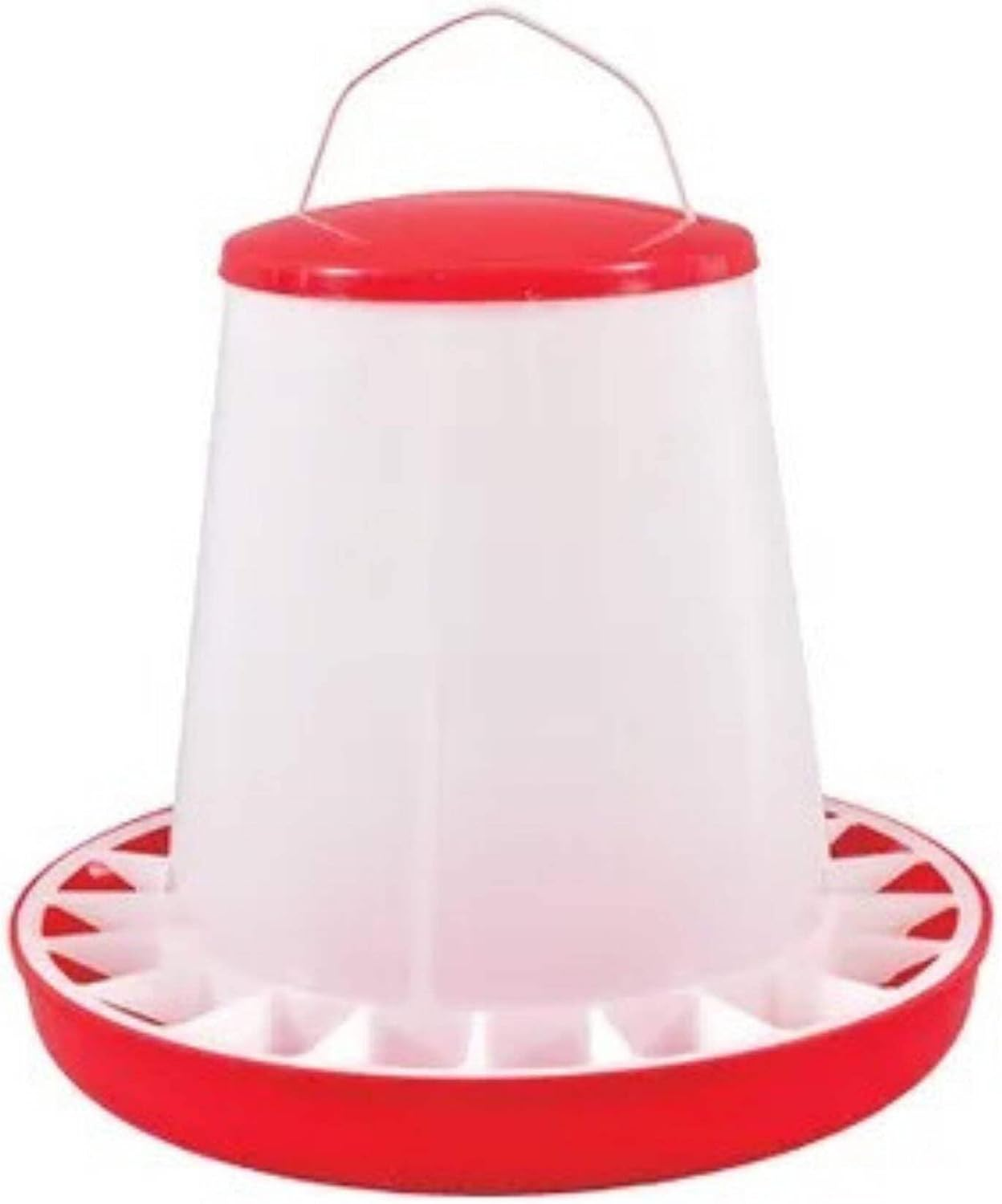 Rooster Farms 9Kg Automatic Chicken Feeder - Poultry Hen Feeding Seed Bucket image number 3