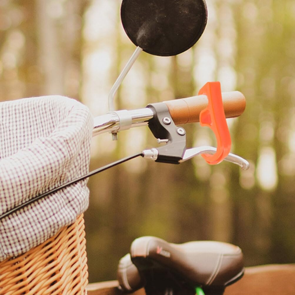 Sosoport 2Pcs Brake Locking Buckle for Motorcycle Bike Secure Lock Convenient Handle Lock Grip for Cycling Accessories Material for Multi-Use Brake image number 5