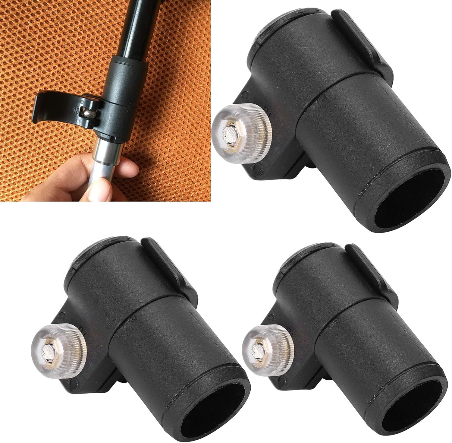 Trekking Pole Lock Rubber 18 16 14Mm Trekking Pole Clip Adjustable Climbing Stick Pole External Lock Walking Stick Quick Lock Walking Pole Accessories for Lightweight Quick Lock Walking Hiking Stick image number 6