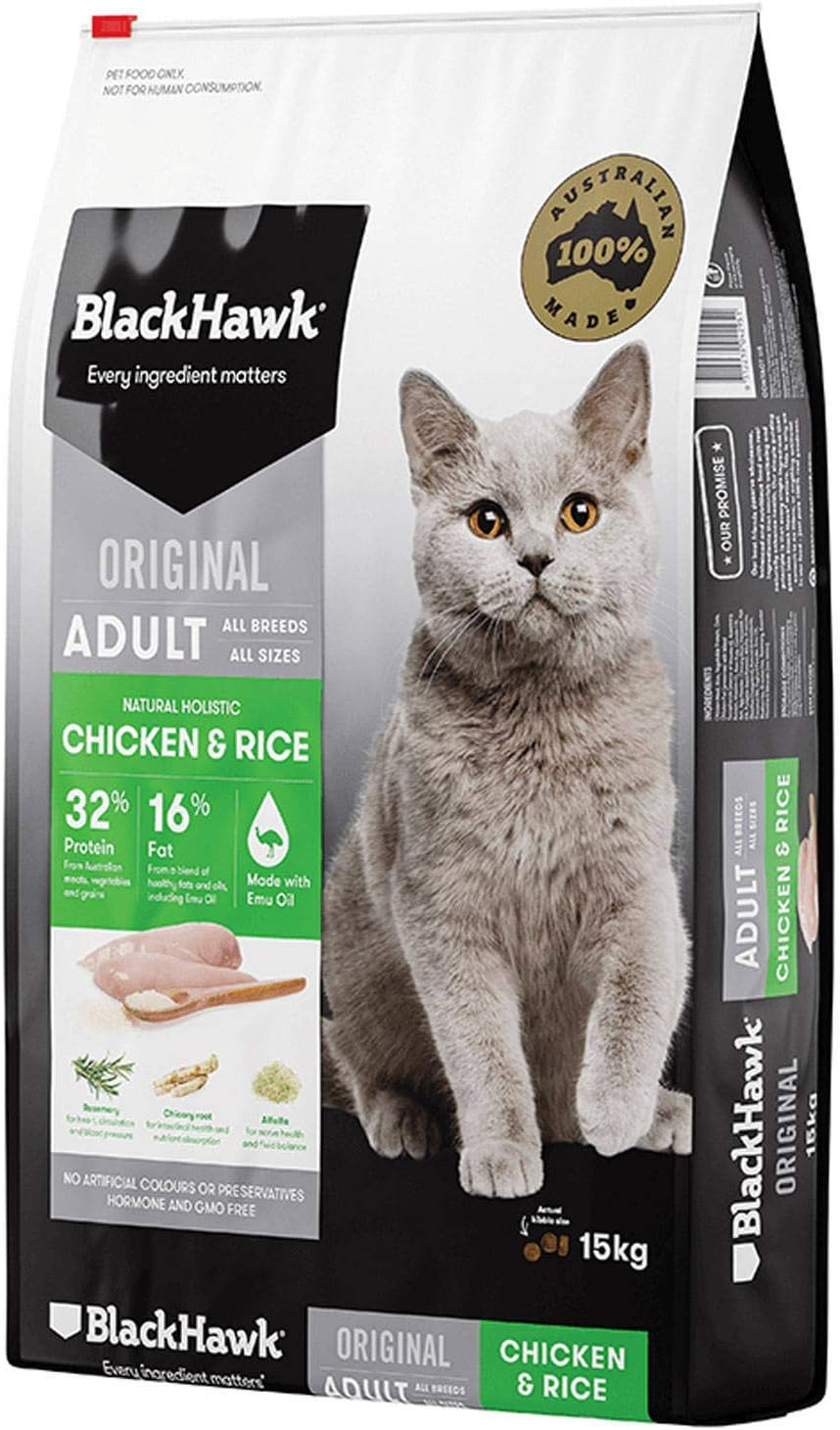 Black Hawk - Dry Cat Food, Chicken, Adult and Senior, 8Kg image number 6