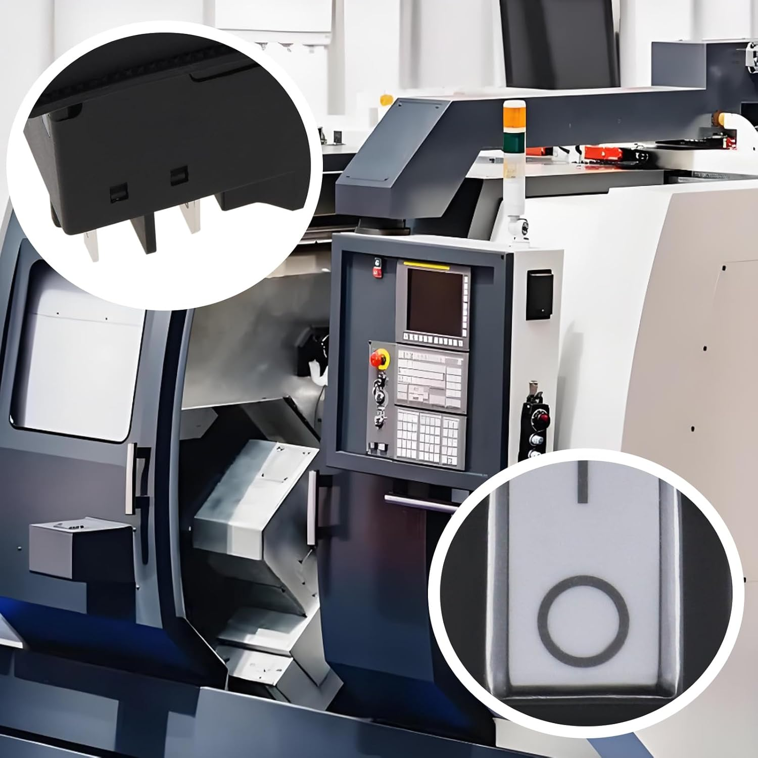 Emsea 1Pc 4Pin YH02-A Electromagnetic Switch Rocker Switch Compatible with KEDU KJD16 Various Machine Tool Equipment (230-250V 16A) image number 2