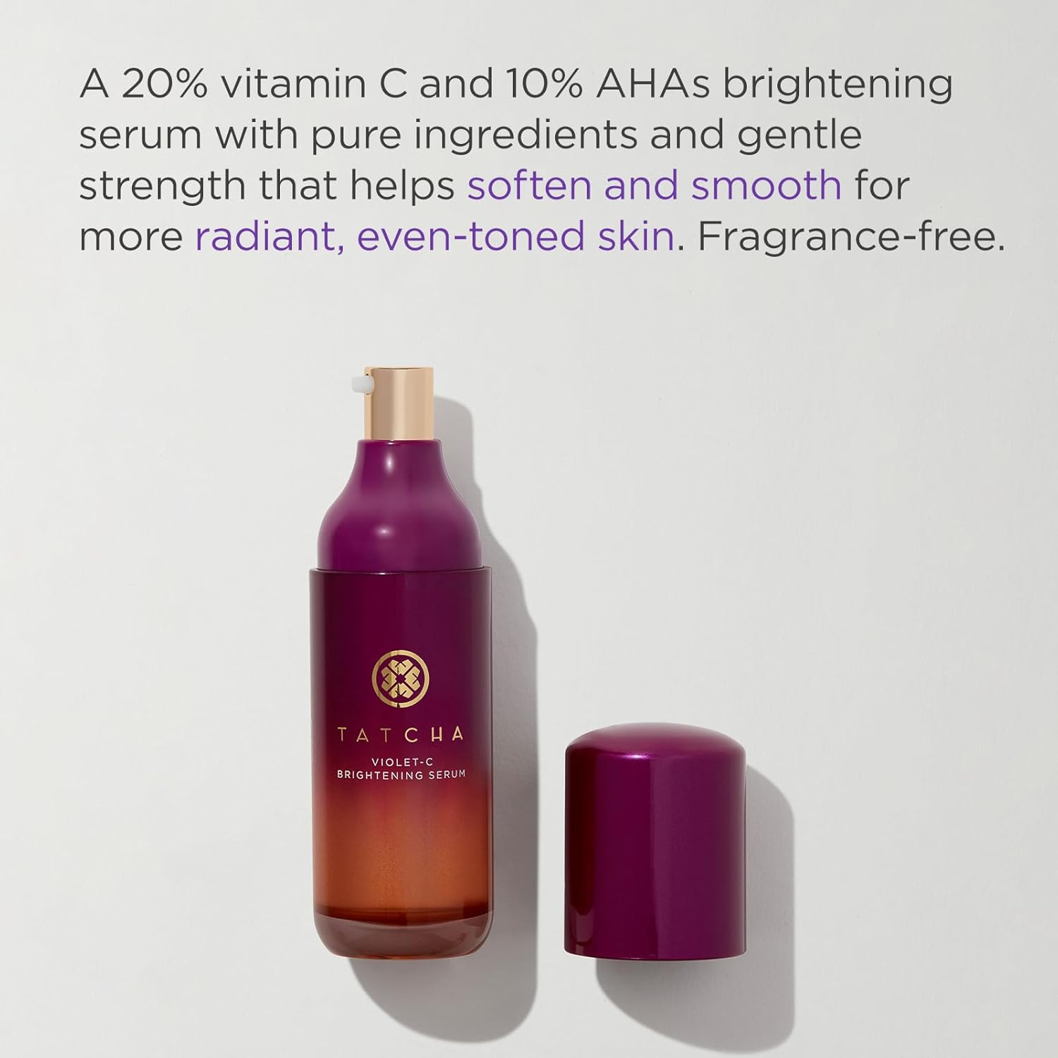 Tatcha Violet-C Brightening Serum (20% Vitamin C + 10% Ahas) 30Ml/1Oz image number 4