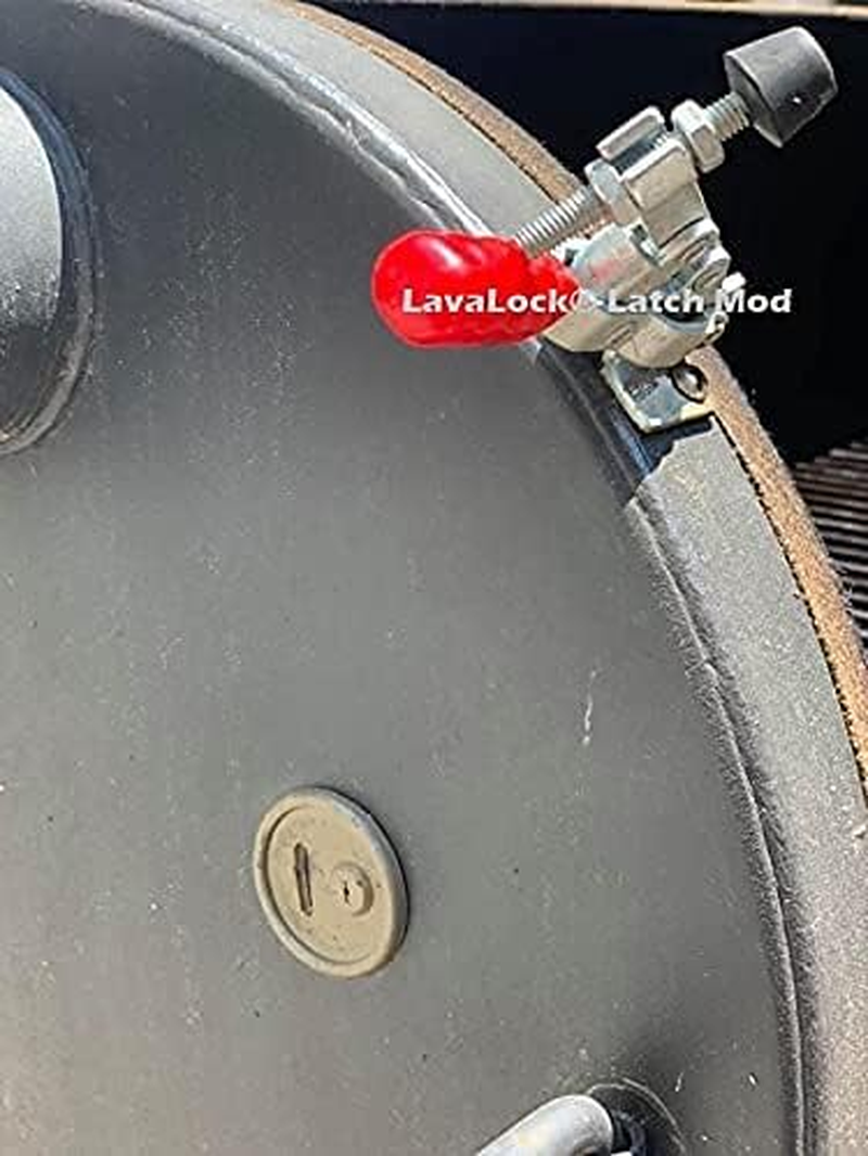 Lavalock&reg; Oklahoma Joe'S Smoker Lid Latch Kit for Longhorn, Highland, 3 in 1 Cook Chamber Lid 2 Pack image number 1