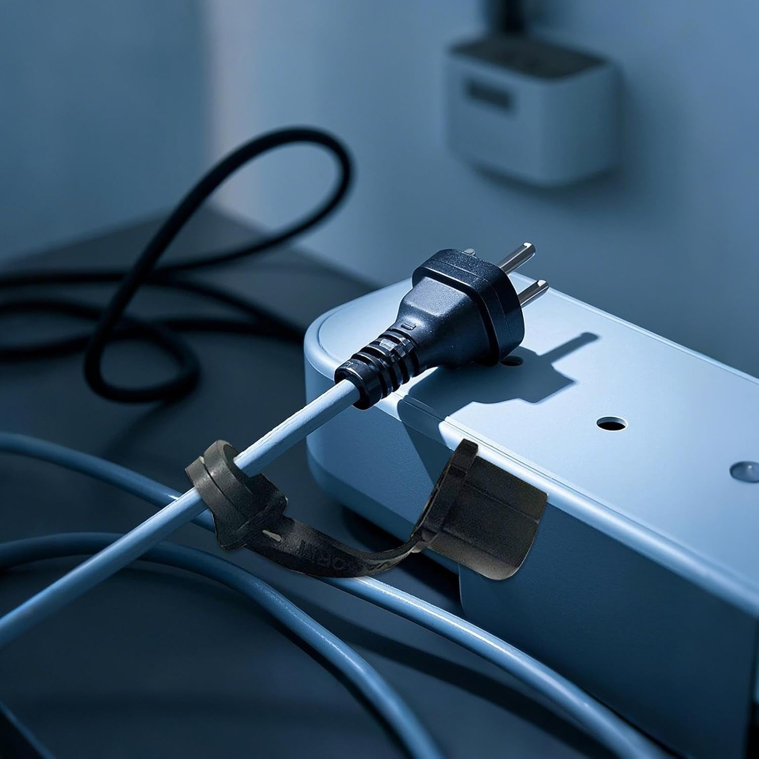 Extension Cord Connector Cover,3 Prong Plug Protector Cover - 2X Weatherproof Safety Caps, Replacement Parts for Extension Cord End