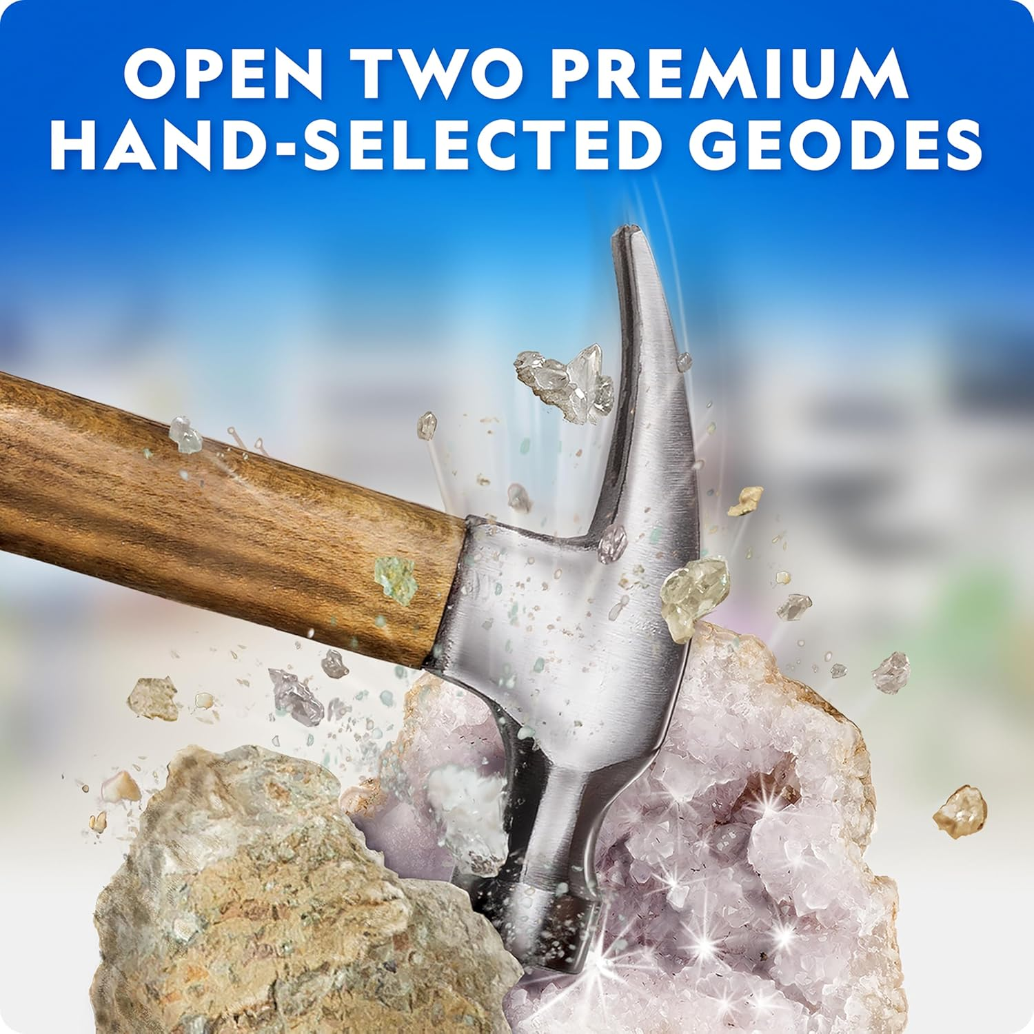 National Geographic Rock Collection Box for Kids &ndash; 300 Piece Gemstones, Minerals & Crystals Science Kit, Geology Gift for Boys & Girls image number 1