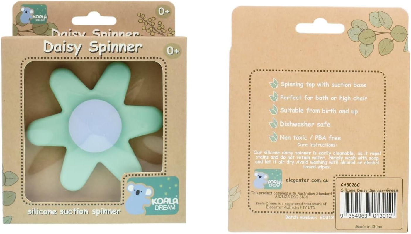 Silicone Daisy Spinner Green image number 1