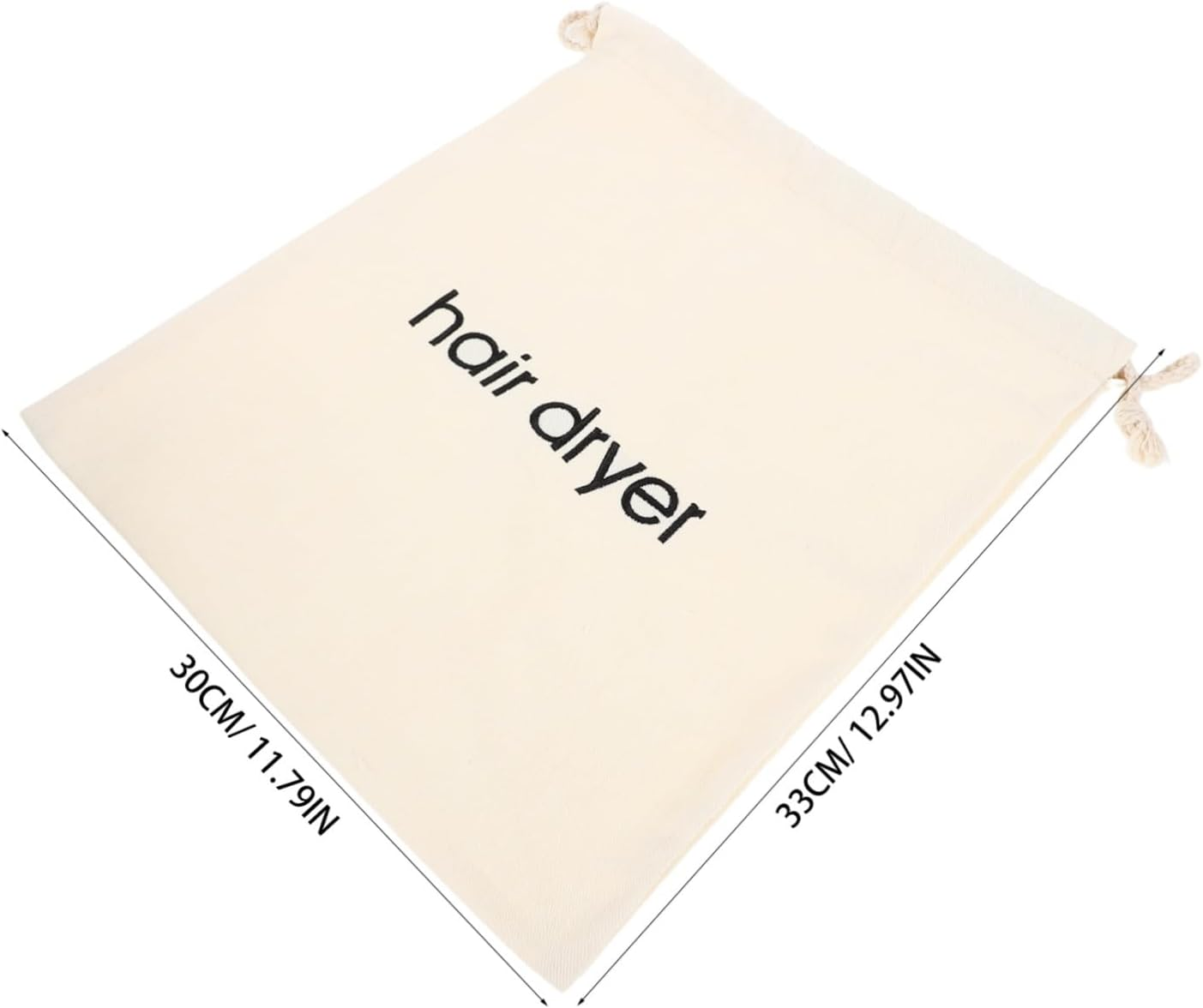 BESTYASH 2Pcs Hair Dryer Case Bag Portable Hair Dryer Storage Bag Drawstring for Travel Hotel Stylist Organizing image number 6