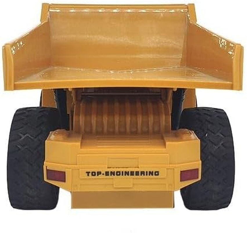 Lenoxx Remote Controlled Dump Truck for Kids - Premium Die-Cast 4 Wheel Garbage Truck Construction Vehicle Toy for Children - Light Effects & Lifting Back image number 2