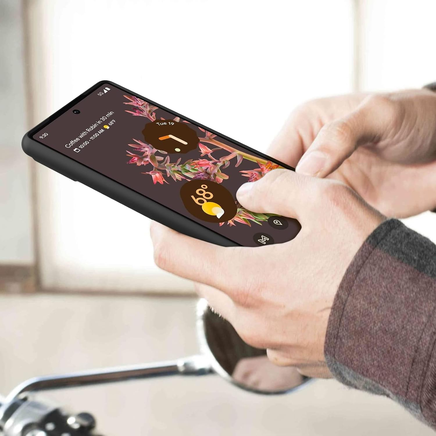 Soft Liquid Silicone Case for Google Pixel 6 Case(2021), Flexible Premium Rubber Full-Body Protection Anti-Fingerprint Dustproof Shockproof Scratch Resistant Wireless Charging for Pixel 6 5G Cover image number 2