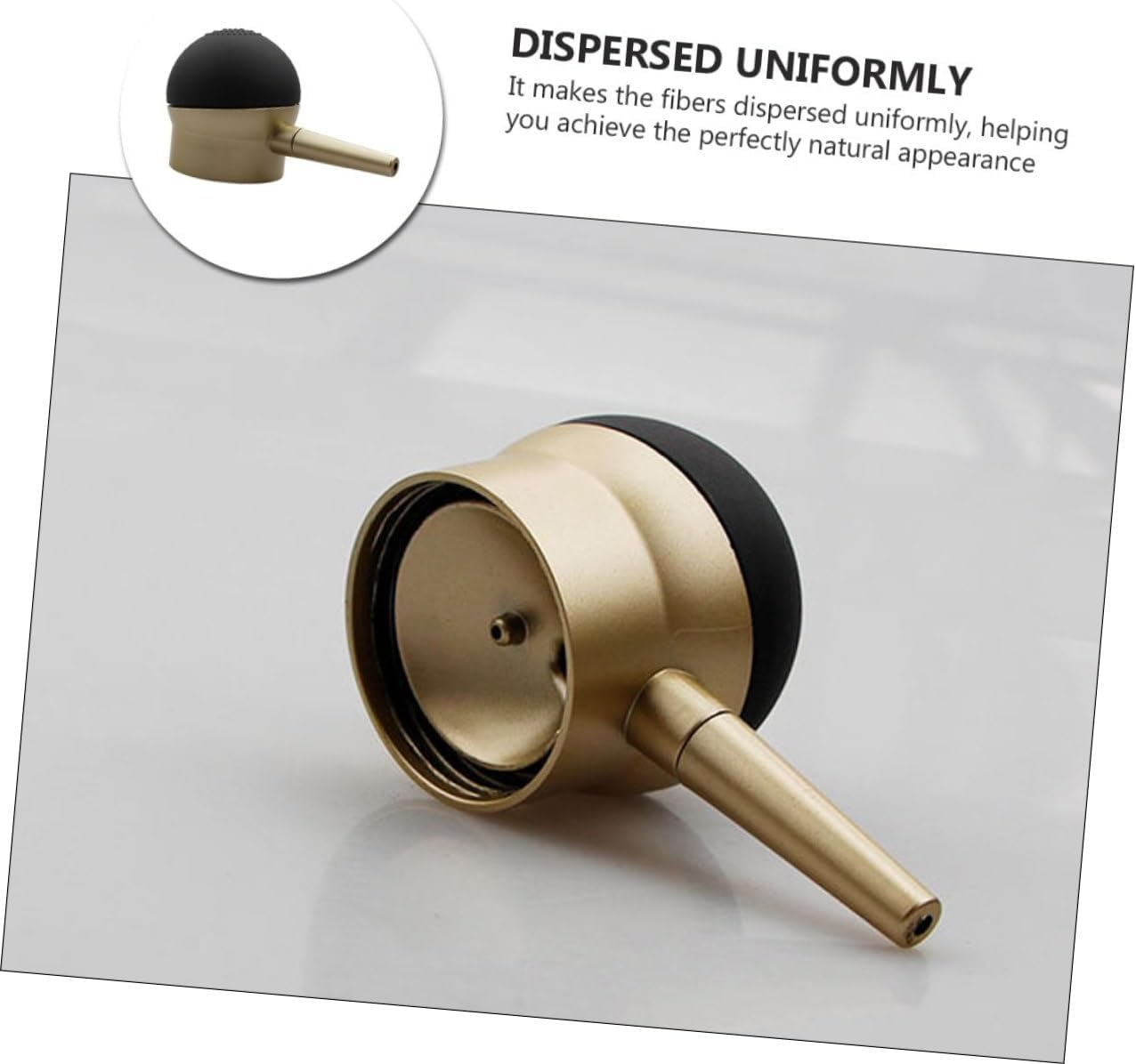 NOLITOY Hair Volumizer Fiber Nozzle Additional Hair Fiber Applicator for Grey Coverage image number 1